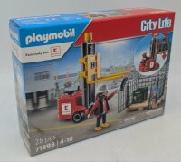 PLAYMOBIL 71898 Kaufland Lager Gabelstapler