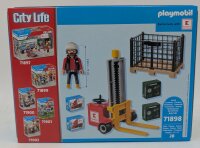 PLAYMOBIL 71898 Kaufland Lager Gabelstapler