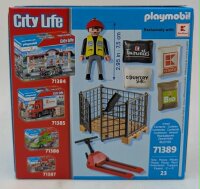 PLAYMOBIL 71389 Kaufland Hubwagen mit Gitterbox