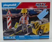 PLAYMOBIL 71185 Bauarbeiter mit Kantenfräser City Action