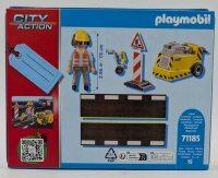 PLAYMOBIL 71185 Bauarbeiter mit Kantenfräser City Action