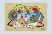 DEINDESIGNWERK Blick-Durch-Puzzle: Schwarzwälder...