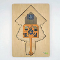 DEINDESIGNWERK Blick-Durch-Puzzle: Schwarzwälder...