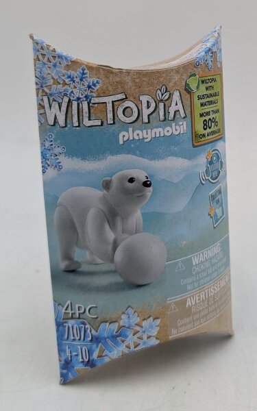 PLAYMOBIL 71073 Junger Eisbär Wiltopia