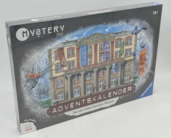 Ravensburger 23853 Mystery PRO Adventskalender Das verrückte Zeitreisemuseum