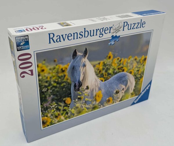 Ravensburger 13316 Pferd im Sonnenblummenfeld  200 Teile Puzzle