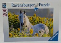 Ravensburger 13316 Pferd im Sonnenblummenfeld  200 Teile Puzzle