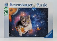 Ravensburger 17439 Katzen fliegen im Weltall 1500 Teile Puzzle