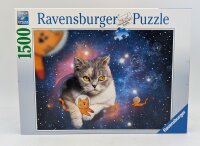 Ravensburger 17439 Katzen fliegen im Weltall 1500 Teile Puzzle