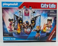PLAYMOBIL 71042 Music Band mit Cooler Bühne City Life