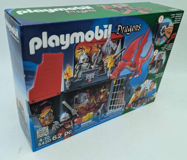 PLAYMOBIL 5420 Aufklapp-Spiel-Box - Drachenverlies
