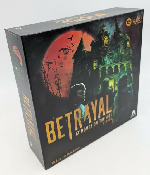 Hasbro Betrayal at House on The Hill dritte Auflage, kooperatives Brettspiel