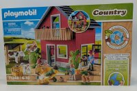 PLAYMOBIL 71248 Bauernhaus mit Wohn- und Schlafbereichen, inkl. Stall und Zubehör Country