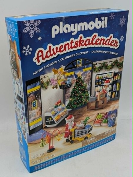 PLAYMOBIL 71735 Adventskalender Weihnachtseinkauf Special Edition EDEKA