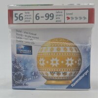 Ravensburger 11269 Weihnachtskugel Norweger Muster 3D Puzzle-Ball 56 Teile