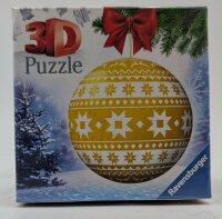 Ravensburger 11269 Weihnachtskugel Norweger Muster 3D Puzzle-Ball 56 Teile