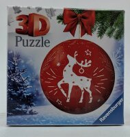 Ravensburger 11495  Weihnachtskugel Rentier 56 Teile 3D Puzzle-Ball