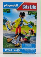 PLAYMOBIL 71245 Sanitäter mit Patient