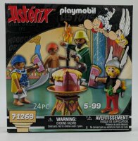 PLAYMOBIL 71269 Asterix Pyradonis vergiftete Torte Kleopatra`s Vorkoster sowie Pyradonis und dessen Helfer Schraubzieris