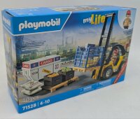 PLAYMOBIL 71528 MyLife Promo Pack Gabelstapler mit Fracht