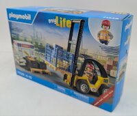 PLAYMOBIL 71528 MyLife Promo Pack Gabelstapler mit Fracht