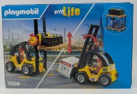 PLAYMOBIL 71528 MyLife Promo Pack Gabelstapler mit Fracht