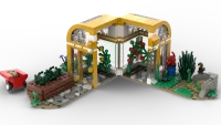 KiddiCraft KC1111 Brickfarm Gewächshaus