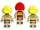 KiddiCraft KC1207 Brickcity Feuerwehr-Drehleiter