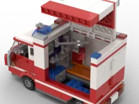 KiddiCraft KC1203 Brickcity Rettungswagen