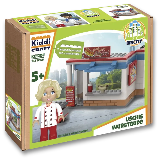 KiddiCraft KC1204 Brickcity Uschis Wurstbude