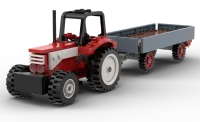 KiddiCraft KC1110 Brickfarm Großer Schlepper mit...