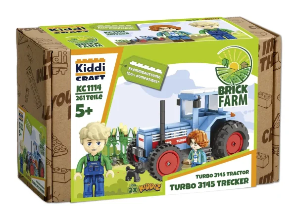 KiddiCraft KC1114 Brickfarm Turbo 3145 Trecker