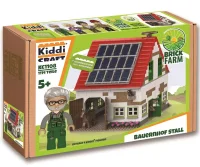 KiddiCraft KC1108 Brickfarm Bauernhof Stall