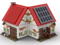 KiddiCraft KC1108 Brickfarm Bauernhof Stall
