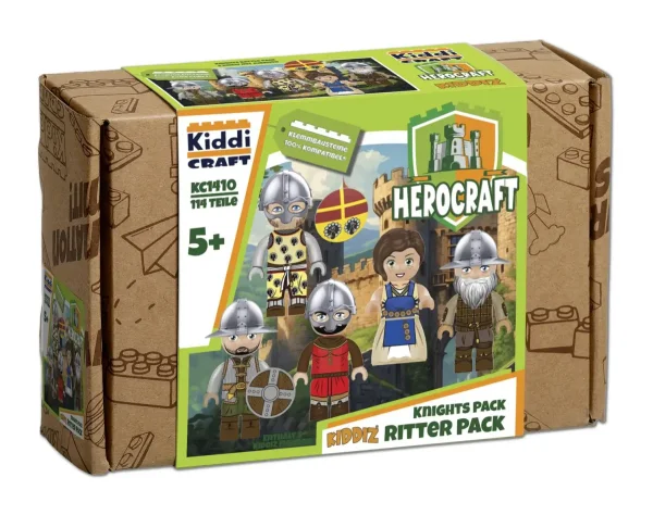 KiddiCraft KC1410 Herocraft Figuren-Pack: Ritter
