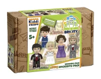 KiddiCraft KC1407 Brickcity Figuren-Pack: Hochzeitsfeier