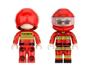 KiddiCraft KC1209 Brickcity Feuerwehr Helikopter