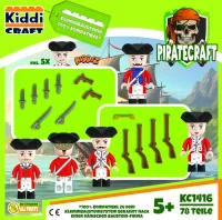 KiddiCraft KC1416 Figuren-Pack: Rotröcke Soldaten /...