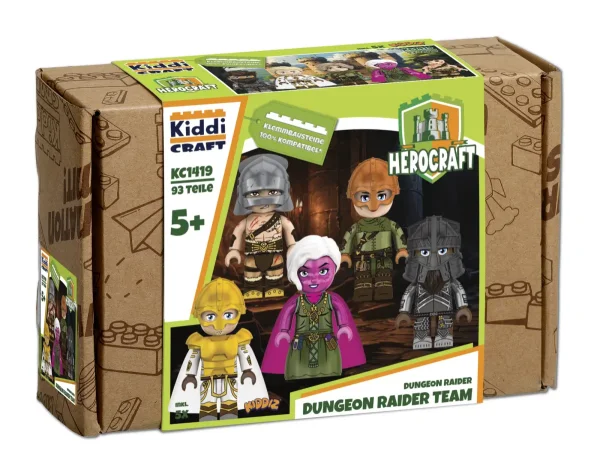 KiddiCraft KC1419 Herocraft Figuren-Pack: Dungeon Raider Team