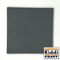 KiddiCraft KC32DGSA Stapelbauplatte Dunkelgrau 32 x 32 Noppen (25,5 x 25,5 cm)