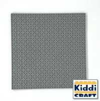 KiddiCraft KC32LGSA Stapelbauplatte Hellgrau 32 x 32 Noppen (25,5 x 25,5 cm)