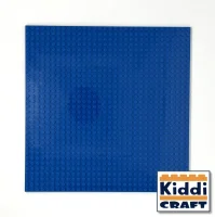 KiddiCraft KC32BSA Stapelbauplatte Blau 32 x 32 Noppen...