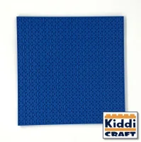 KiddiCraft KC32BSA Stapelbauplatte Blau 32 x 32 Noppen (25,5 x 25,5 cm)