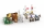 KiddiCraft KC1105 Brickfarm Pferde auf dem Reitplatz
