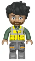 KiddiCraft KC1401 Brickcity Figuren-Pack: Die Bautruppe