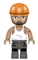 KiddiCraft KC1401 Brickcity Figuren-Pack: Die Bautruppe