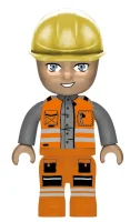 KiddiCraft KC1401 Brickcity Figuren-Pack: Die Bautruppe