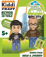 KiddiCraft KC1406 Brickcity Figuren-Pack: Held der Steine...