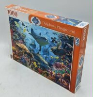 FX Schmid 1000 Teile Puzzle Delfin Spielplatz David Penfound